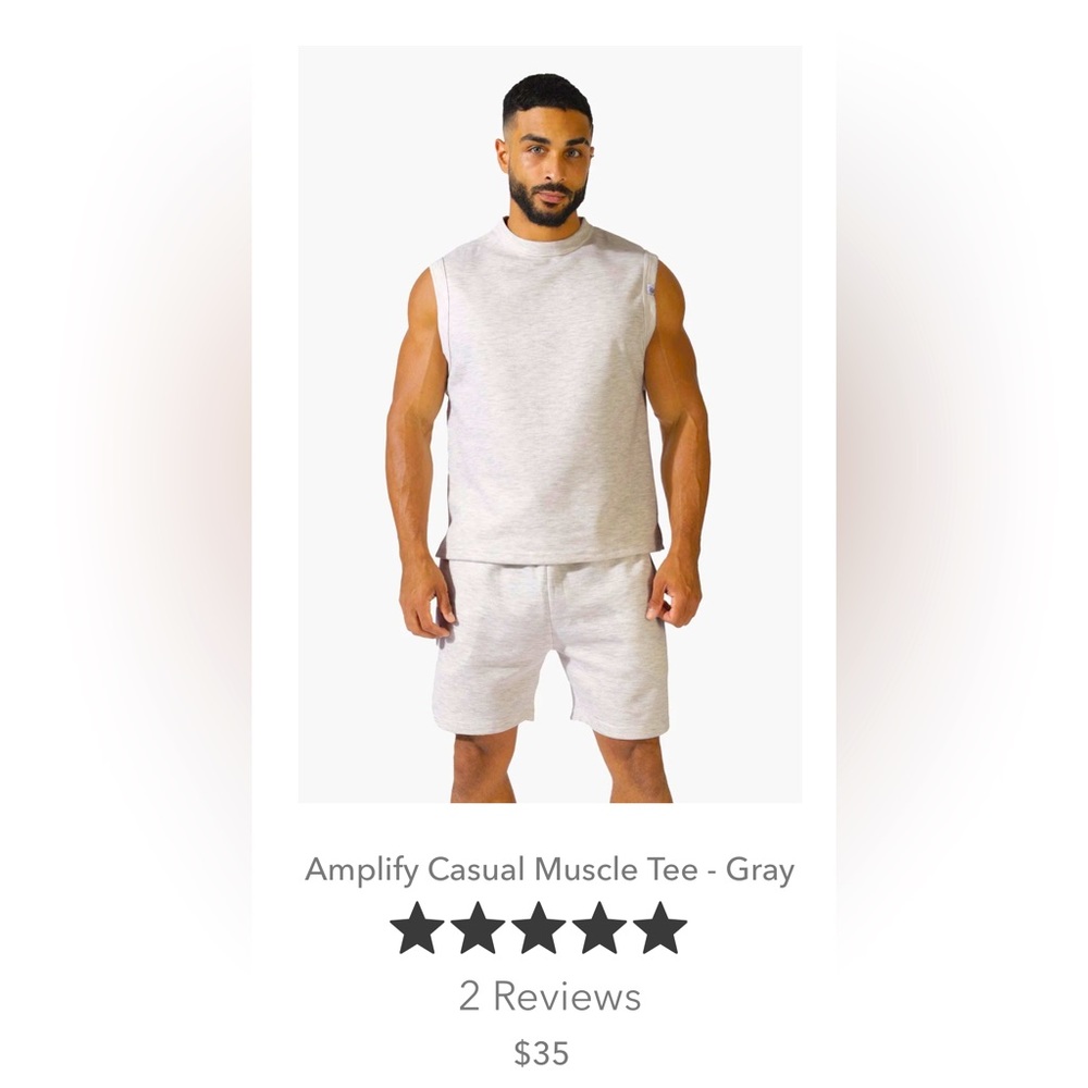 COPY - COPY - Jed North “amplify” tank & shorts